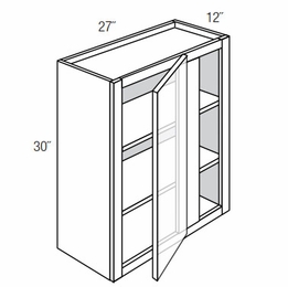 Dover Driftwood WBC2730: Wall Blind Corner Cabinet: RTA Kitchen Cabinets