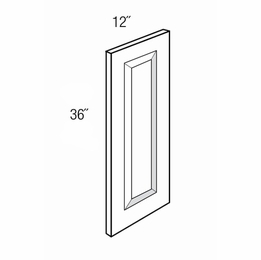 Dover Driftwood WDEC36: Wall Decorative End Panel: RTA Kitchen Cabinets