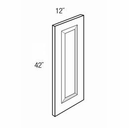 Dover Driftwood WDEC42: Wall Decorative End Panel: RTA Kitchen Cabinets