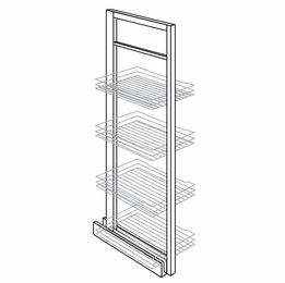 Dover Driftwood WP18PULL: Pantry Pull-Out: RTA Kitchen Cabinets