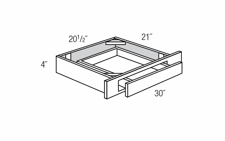 DU3021: Drawer Unit: Essex Norwich RTA Kitchen Cabinet