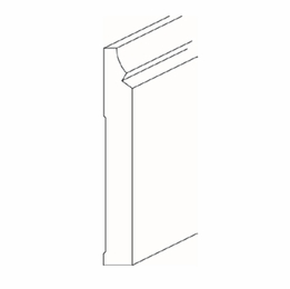 Elegant Dove BSMS: Shaker Base Molding: Assembled Kitchen Cabinets