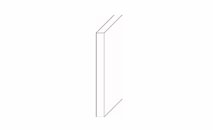 Elegant Smoky Grey TKS: Toe Kick: Assembled Kitchen Cabinets