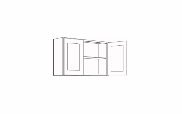 Elegant Stone 3024X24: 24" Deep Wall Cabinet: Assembled Kitchen Cabinets