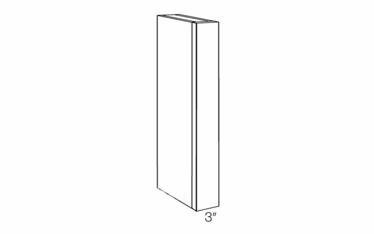 Elegant Stone CLM-42X15: Wall Column: Assembled Kitchen Cabinets