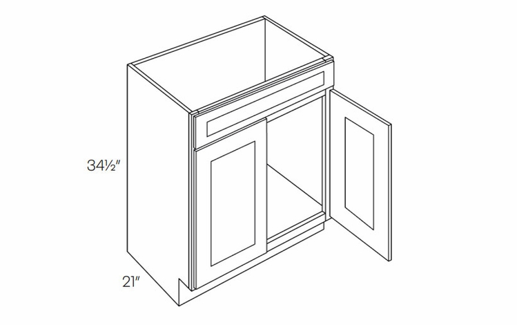 Elegant Stone V30: Vanity Base Cabinet: Assembled Kitchen Cabinets