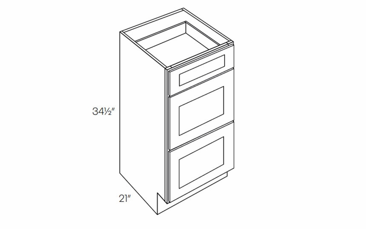 Elegant Stone VDB12: Vanity Drawer Base Cabinet: Assembled Kitchen Cabinets