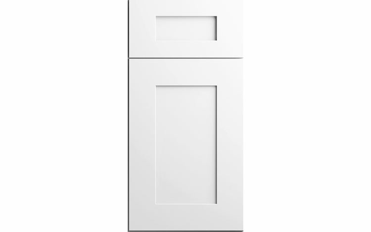 Elegant White SD: Sample Door: Assembled Kitchen Cabinets