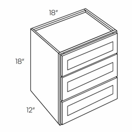 Elegant White WD1818: Straight Top Of Counter Cabinet: Assembled Kitchen Cabinets