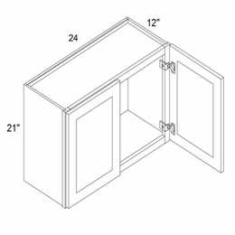 Element Ash W2421: 21" Height Wall Cabinets: RTA Kitchen Cabinets