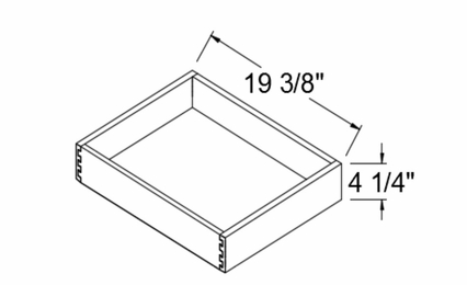 Element Glacier ROT27: Roll Out Trays: RTA Kitchen Cabinets
