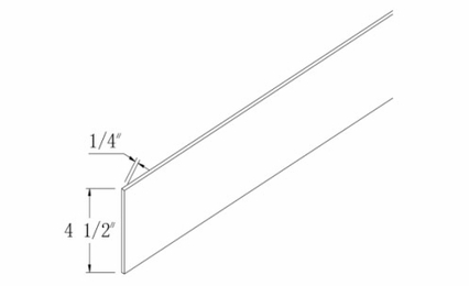 Element Glacier TK8: Toe Kick: RTA Kitchen Cabinets