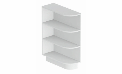 Empire BEC9-R: Base Open End Cabinet - Right: Assembled Kitchen Cabinets