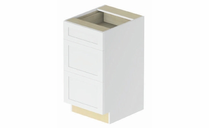 Empire VDB12-3: 3 Drawer Vanity Base Cabinet: Assembled Kitchen Cabinets