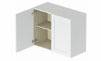 Empire W3024: 2 Door Wall Cabinet: Assembled Kitchen Cabinets