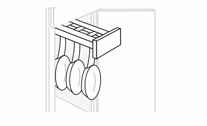 Essex Driftwood GLDPULL: Base Glide Pull Out: RTA Kitchen Cabinets