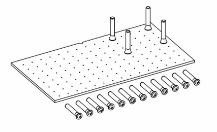 Essex Driftwood PS39: Peg Drawer System: RTA Kitchen Cabinets