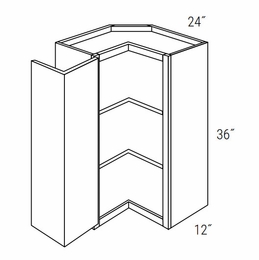 Essex Driftwood SCW2436: Wall Square Corner Cabinet: RTA Kitchen Cabinets
