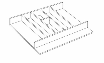 Essex Driftwood UTLTRAY36: Utility Tray Insert: RTA Kitchen Cabinets
