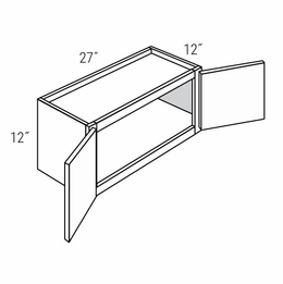 Essex Driftwood W2712B: Wall Bridge Cabinet: RTA Kitchen Cabinets