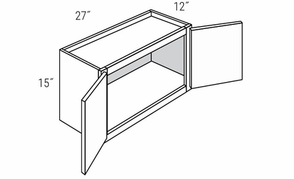 Essex Driftwood W2715B: Wall Bridge Cabinet: RTA Kitchen Cabinets