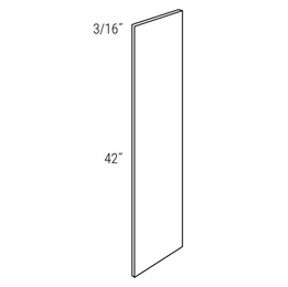 Essex Driftwood W42SKIN: Wall Skin: RTA Kitchen Cabinets