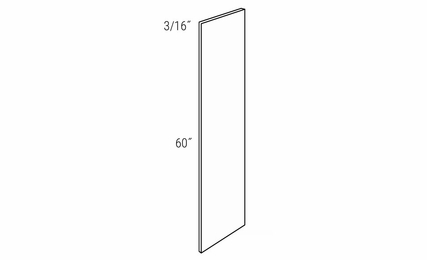 Essex Driftwood W60SKIN: Wall Skin: RTA Kitchen Cabinets