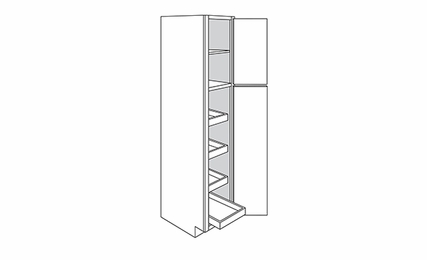 Essex Pantry Cabinets With Rollout Trays