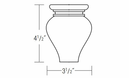 Essex Truffle BF: Decorative Bun Foot: RTA Kitchen Cabinets