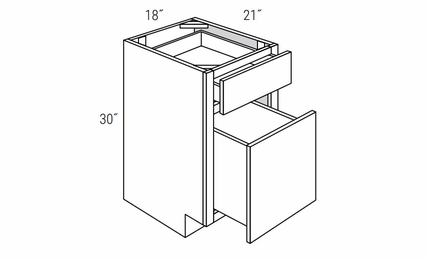Essex Truffle BFD1821: Office Cabinet: RTA Kitchen Cabinets