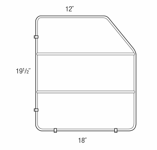 Essex Truffle TRAYDIV Wire Tray Divider RTA Kitchen