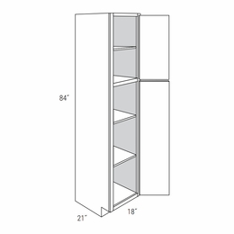Essex Truffle VLC1884: Vanity Linen Closet: RTA Kitchen Cabinets
