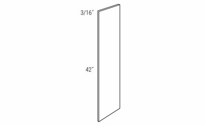 Essex Truffle W42SKIN: Wall Skin: RTA Kitchen Cabinets