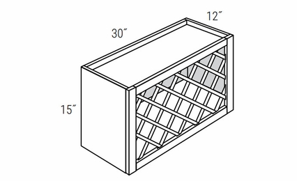 Essex Truffle WR3015: Wine Rack: RTA Kitchen Cabinets