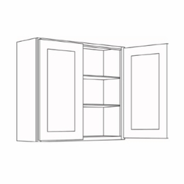 Fashion Ocean 2430: Double Door Wall Cabinet: Assembled Kitchen Cabinets