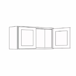 Fashion Ocean 3618: Double Door Wall Cabinet: Assembled Kitchen Cabinets