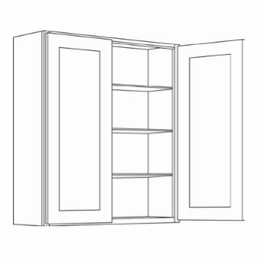Fashion Ocean 3642: Double Door Wall Cabinet: Assembled Kitchen Cabinets