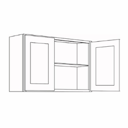 Fashion Ocean 4224: Double Door Wall Cabinet: Assembled Kitchen Cabinets