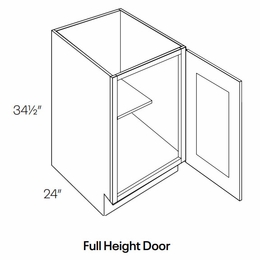 Fashion Ocean B9-FH: Full Height Base Cabinet: Assembled Kitchen Cabinets