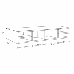 Fashion Ocean OC36: Organizer Cubby: Assembled Kitchen Cabinets