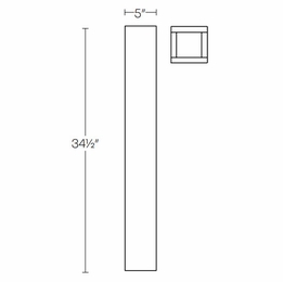 Fashion Ocean POST5-C: 5" Column Post: Assembled Kitchen Cabinets
