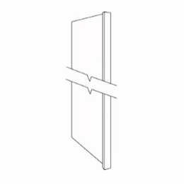 Fashion Ocean REP390: Refrigerator End Panel: Assembled Kitchen Cabinets