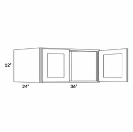 Fashion White 3612X24: 24" Deep Wall Cabinet: Assembled Kitchen Cabinets
