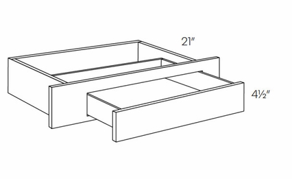 Fashion White DD30: Desk Drawer: Assembled Kitchen Cabinets