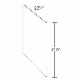 Fashion White FSB: Finished Base Skin: Assembled Kitchen Cabinets