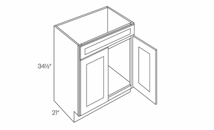 Fashion White V24: Vanity Base Cabinet: Assembled Kitchen Cabinets