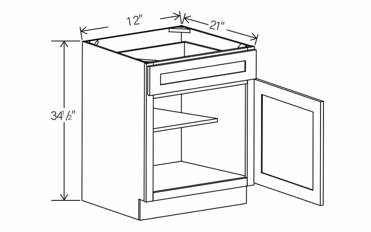 Floral Espresso VB12: Vanity Base Cabinet: RTA Kitchen Cabinets