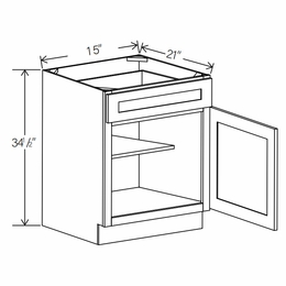 Floral Espresso VB15: Vanity Base Cabinet: RTA Kitchen Cabinets