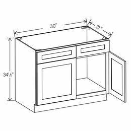 Floral Espresso VS30: Vanity Sink Base Cabinet: RTA Kitchen Cabinets