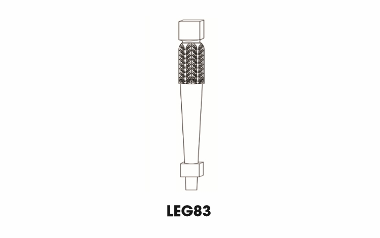Forevermark Gramercy White LEG83: Decor Leg: RTA Kitchen Cabinet